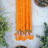 Artificial Marigold Flower Garland For Door Decoration Toran With Bells